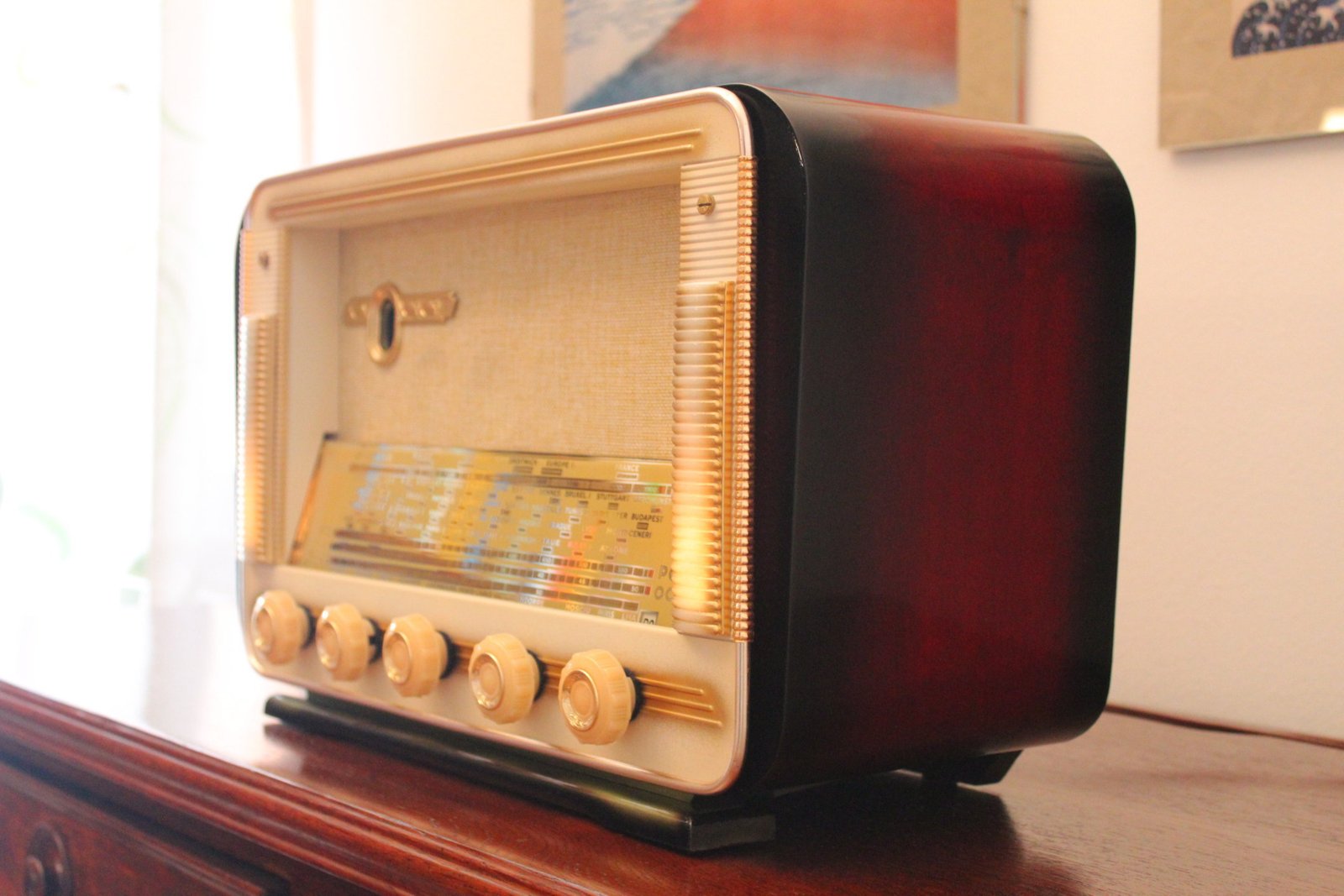 Poste radio à lampes IMPERATOR 1957 - Collection